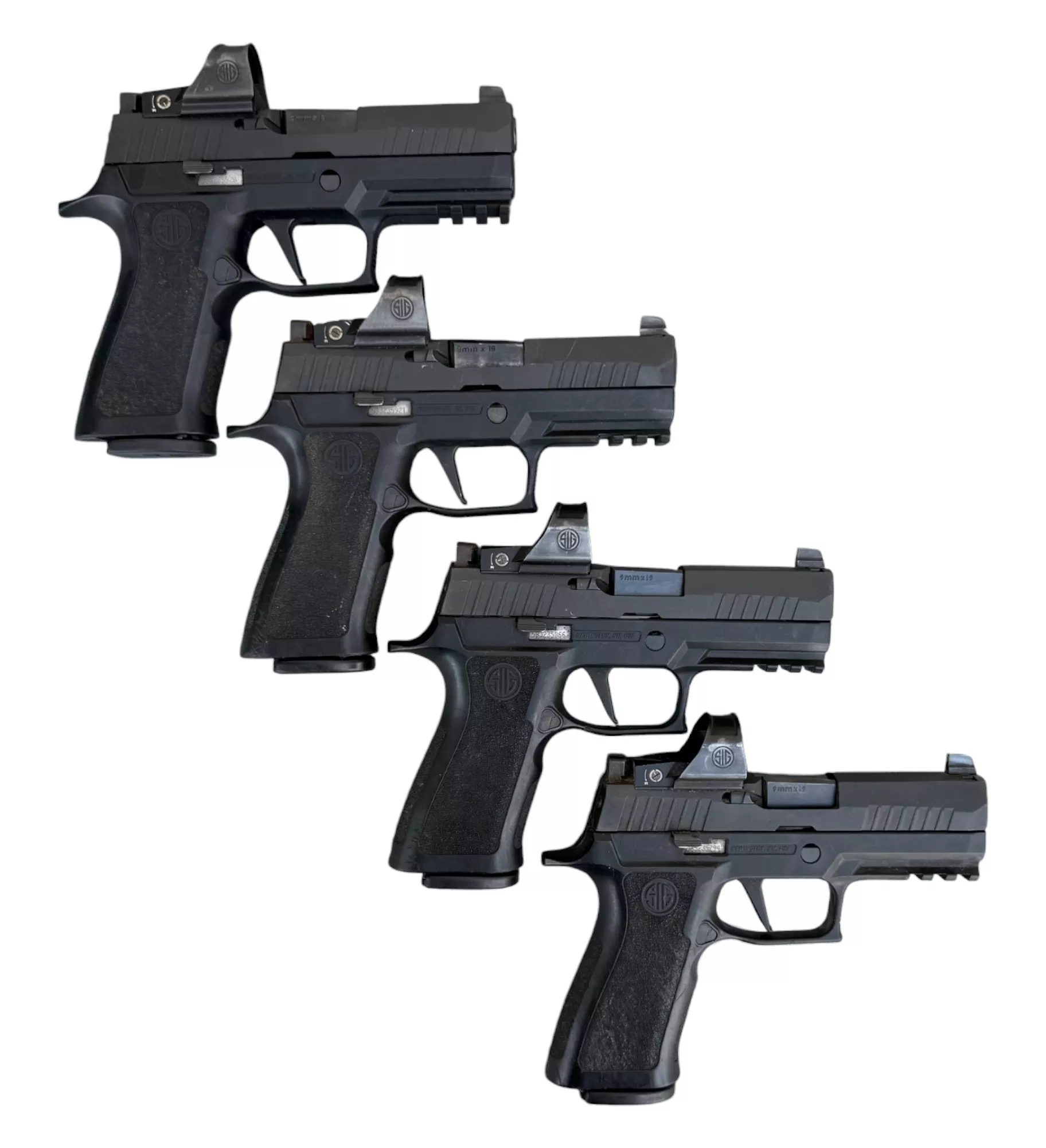 (1) One Police Trade Sig Sauer P320 9mm W/ Romeo1 Pro 17 Round Capacity 320