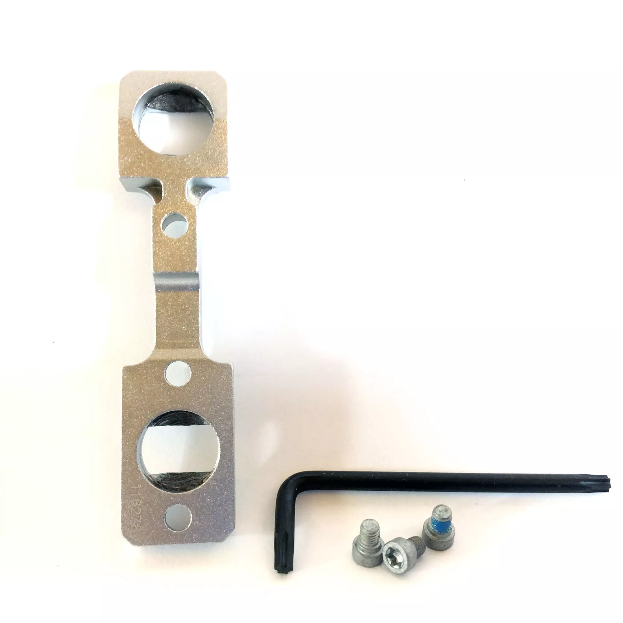 1 Piece Handgun Base Dual Dovetail Ruger Blackhawk Silver
