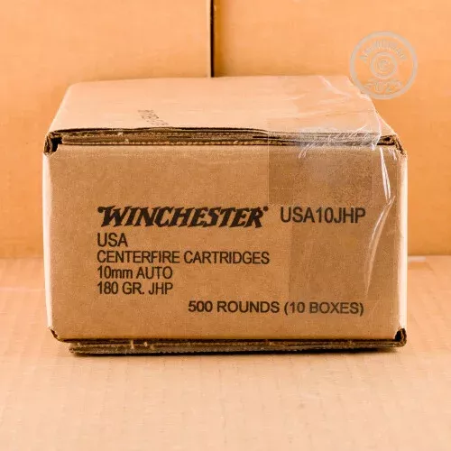 10MM WINCHESTER W DEFENSE 180 GRAIN JHP (500 ROUNDS)