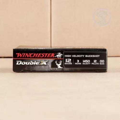 12 GAUGE WINCHESTER DOUBLE X 3″ 00 BUCK (250 ROUNDS)