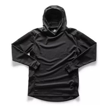 13th Heaven Clothing Black Field Rugby Hooded