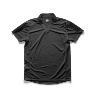 13th Heaven Clothing Black Field Rugby Short Sleeves