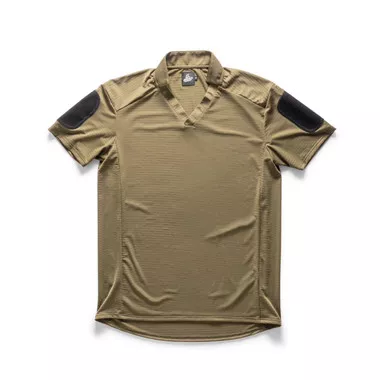 13th Heaven Clothing Olive Field Rugby Short Sleeves