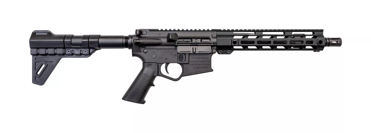 2nd Amendment 2A-15 AR-15 Pistol 5.56/.223, 10.5″ Barrel, Blade Brace, M-LOK, Black, 30rd Mag