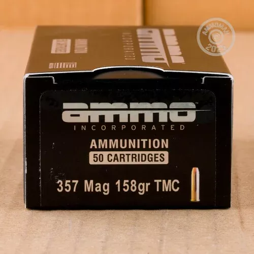357 MAGNUM AMMO INC. 158 GRAIN TMJ (50 ROUNDS)