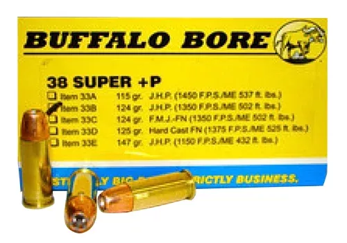38 Super +P 33B/20