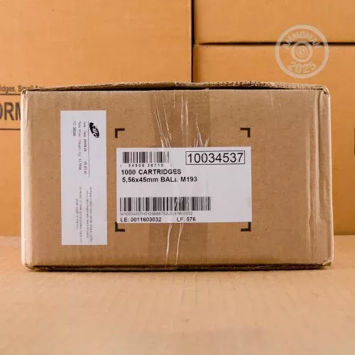 5.56X45 CBC 55 GRAIN FMJ M193 (1000 ROUNDS)