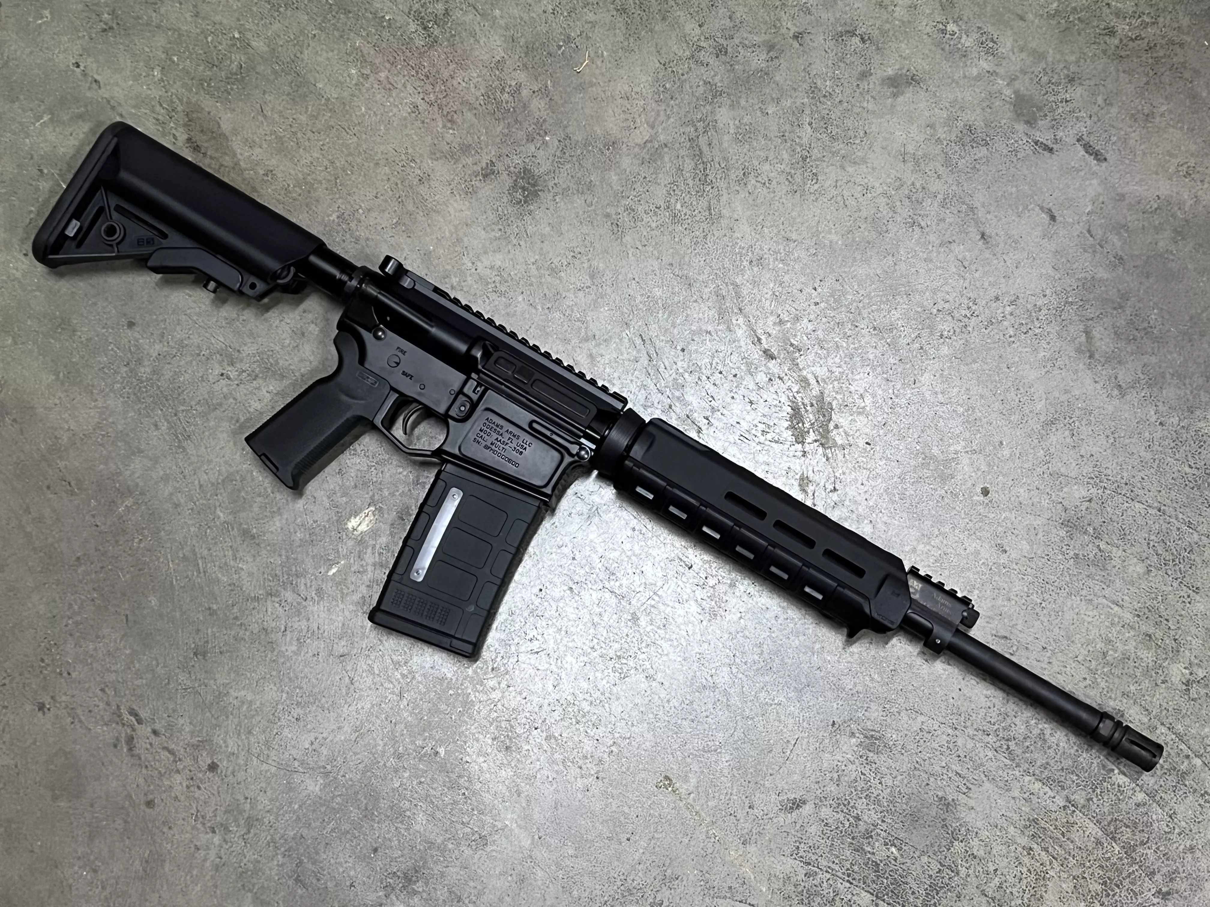 Adams Arms P1 308 Piston AR10 16" Barrel B5 SopMod MagPul MOE FGAA-00435-R AR10