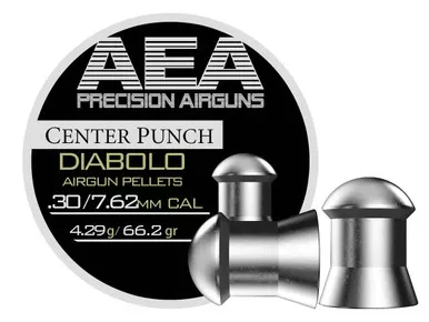 AEA Precision Center Punch Diabolo .30 Cal, 66.2gr, 100ct