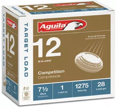 Aguila 12 Gauge Ammunition 1CHB1337CASE 2 3/4″ 1oz #7.5 Shot 1275 Fps Case 250 Rounds
