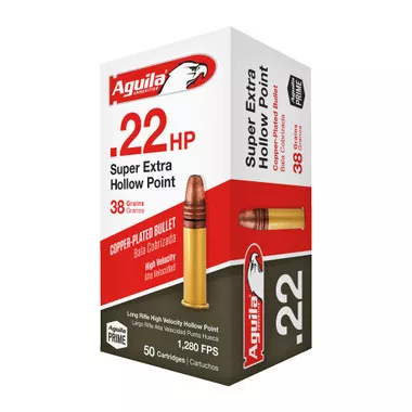Aguila Super Extra .22LR 38gr PHP Ammunition - 50 Rounds