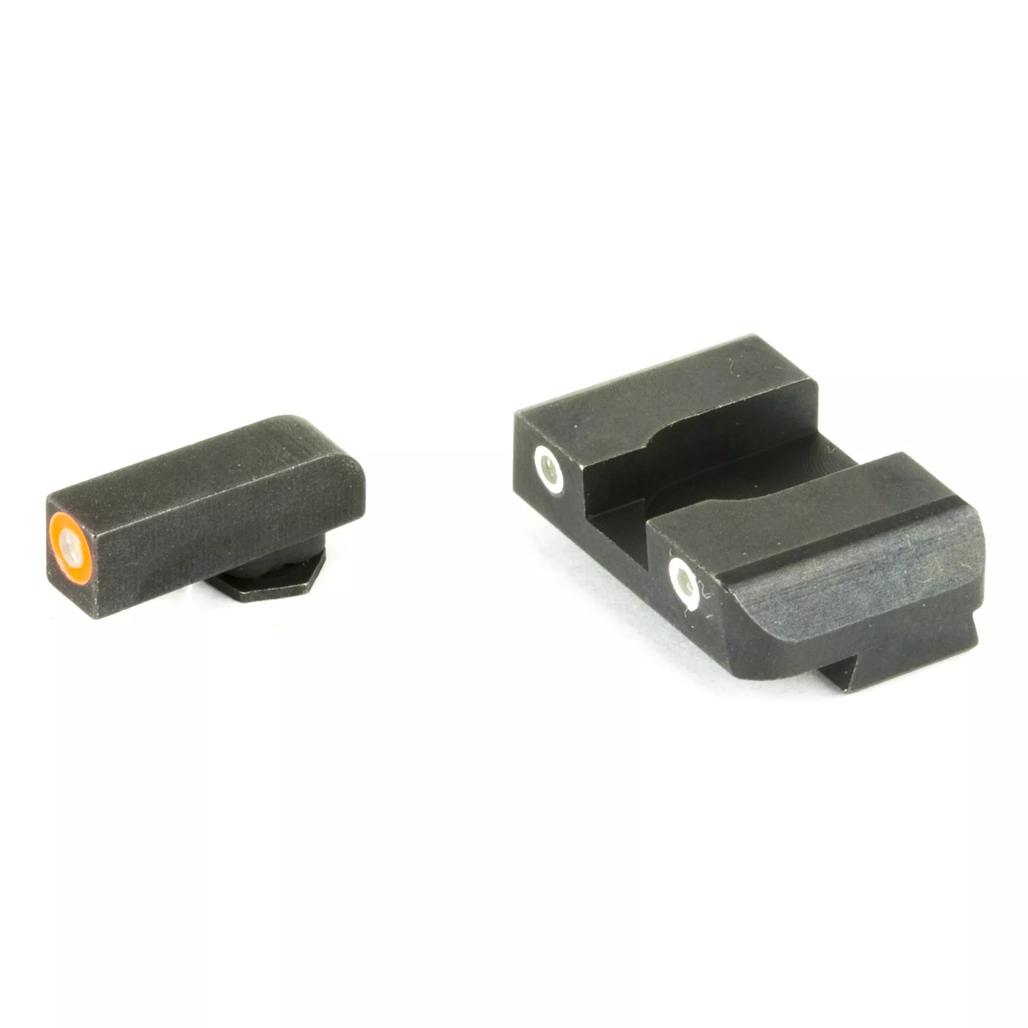 AmeriGlo GL241 Custom Classic Sight Set for Glock Green Tritium Orange Outline Front Sight-Green Tritium White Outline Rear Sight