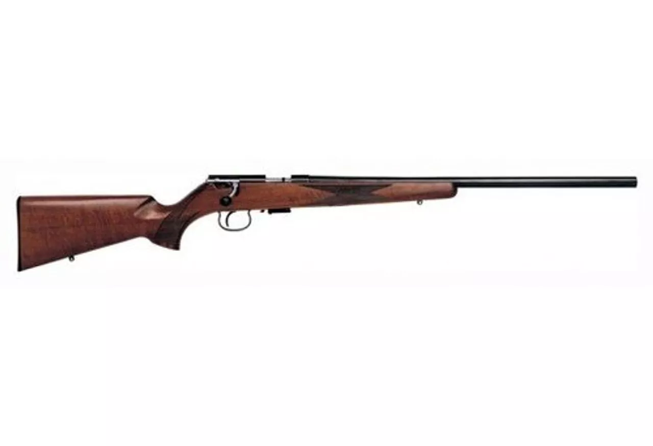 Anschutz 1416 HB .22LR W/2-Stage Trigger 23″ Blued Barrel, Classic Wood Stock, 5RD Mag