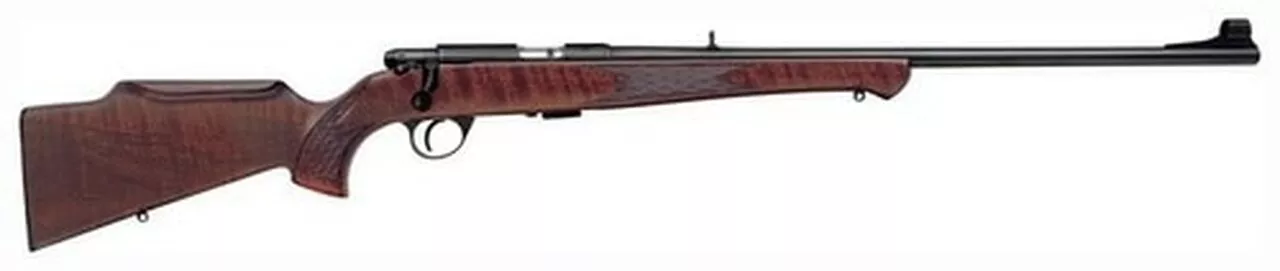 ANSCHUTZ 1710D KL .22LR 23″ BLUED BARREL, MONTE-CARLO STOCK