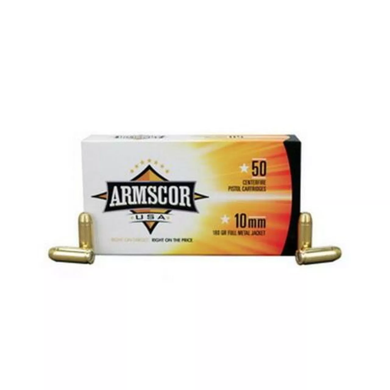 Armscor 10mm, 180gr, Full Metal Jacket, 50rd Box