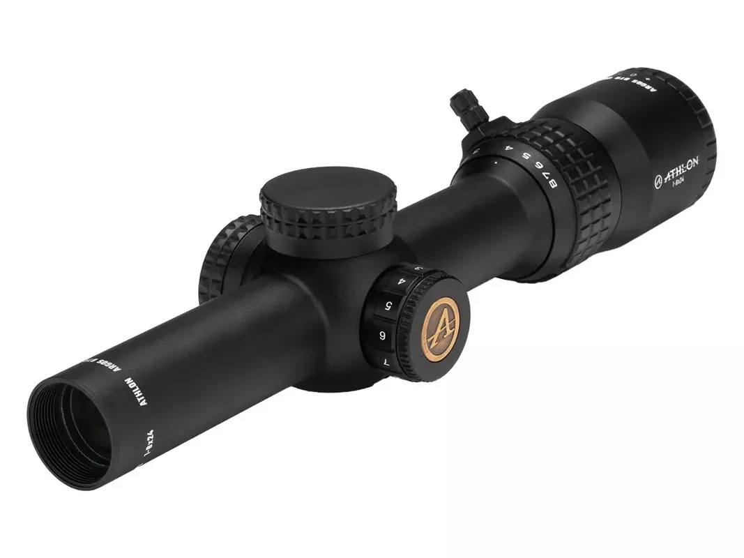 Athlon Optics 1-8×24 Argos BTR Gen3, SFP ATSR5 IR MOA Reticle, 1/4 MOA, 30mm Tube