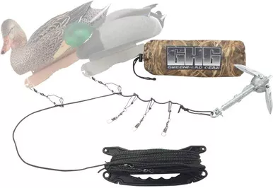 Avery Swimmer-Chaser Jerk Cord Kit Holds Up To 6 Decoys - 81034