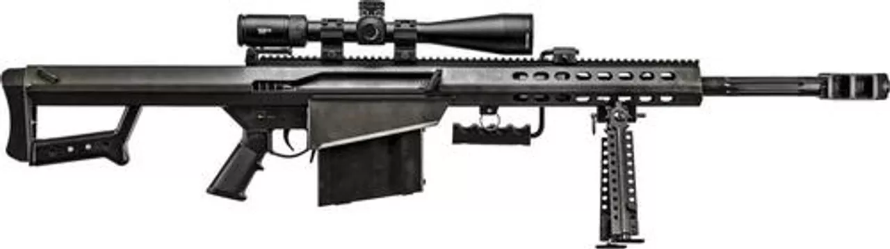 Barrett 82A1 50BMG, 20″ Barrel, Black, Synthetic Stock, 10Rd, 1 Magazine, Bi-pod, Vortex Viper PST 5-25×50 FFP With EBR-7C Reticle, Barrett Zero Gap Rings