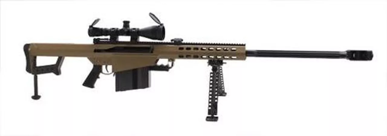 Barrett Model 82A1 29″ Dark Earth, Leupold Scope