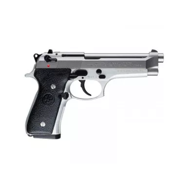 Beretta 92 9mm Luger Pistol 4.9" Barrel 15+1 Round Inox Finish