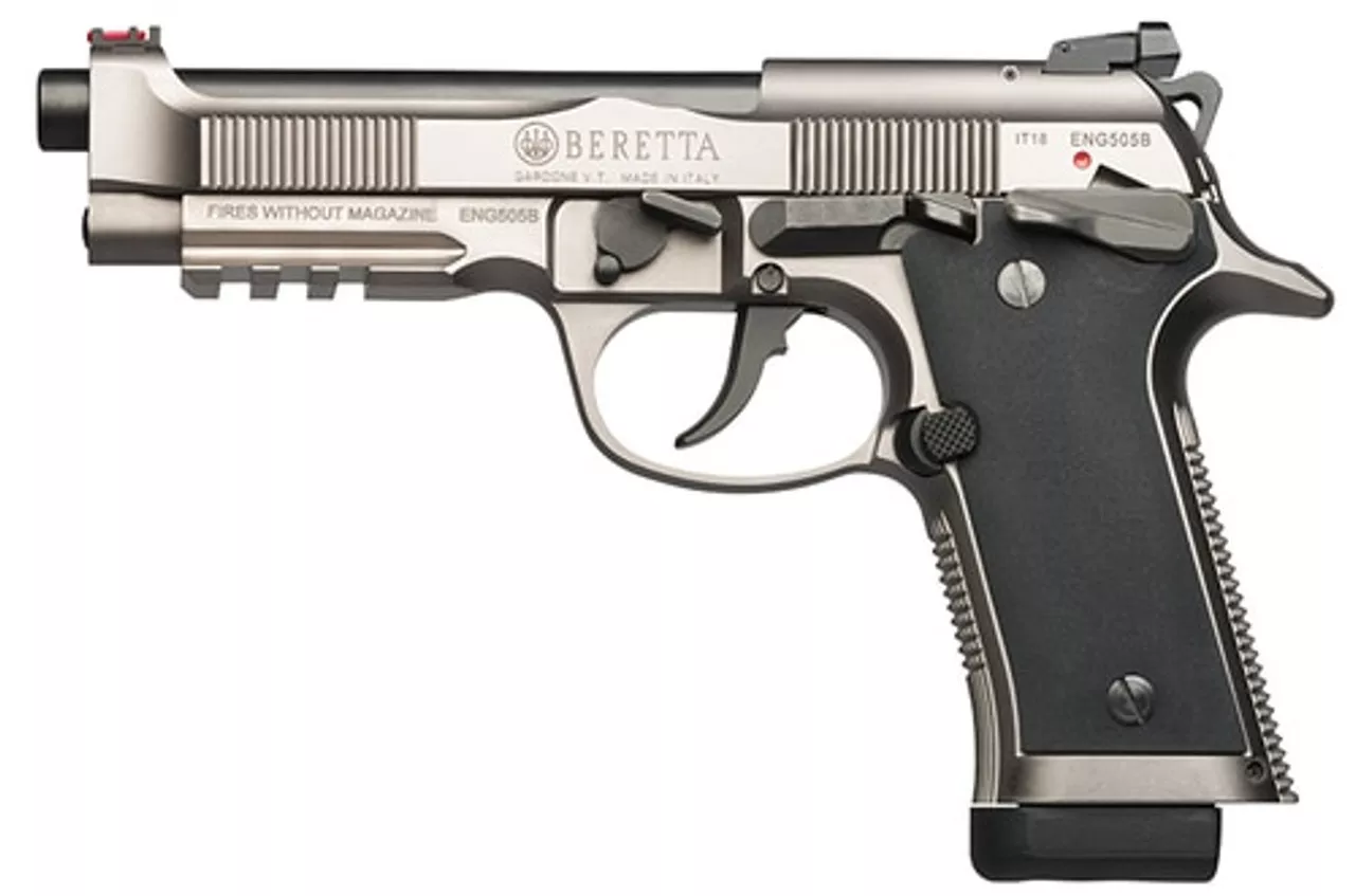 Beretta 92X Performance 9mm, 4.9″ Barrel, Target Sights, Nistan Alloy Finish, 15rd