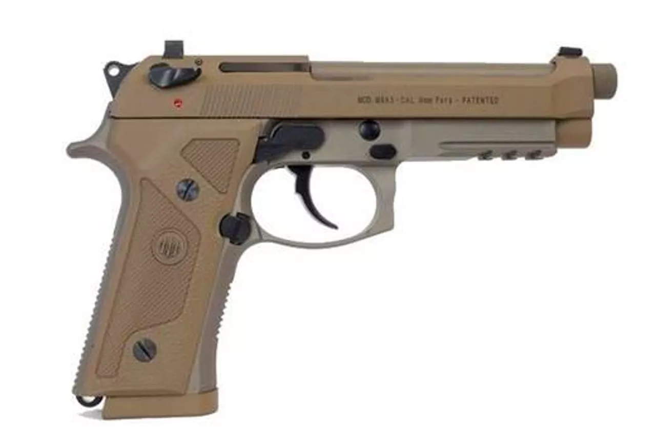 Beretta M9A3 9mm Flat Dark Earth 5″ 17 Round Decocker Only