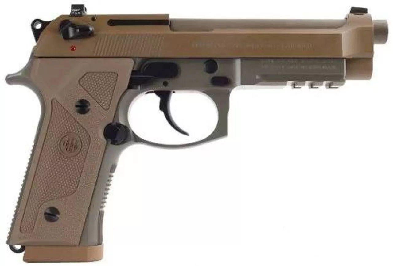 Beretta M9A3 9mm Flat Dark Earth 5″ 17 Round Safety / Decocker
