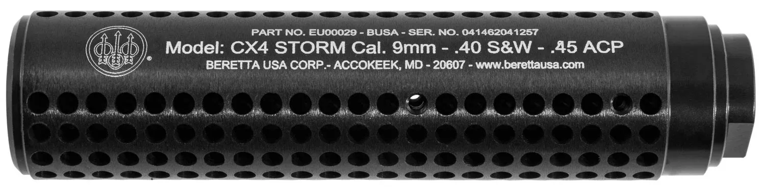 Beretta USA CX4 Storm EU00029 Black Aluminum Barrel Shroud 9mm/40/45