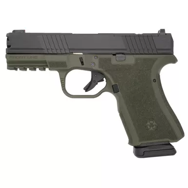 Black Rain Ordnance Frontline 9mm Luger Pistol 3.75" Barrel 15+1 Round OD Green/Black