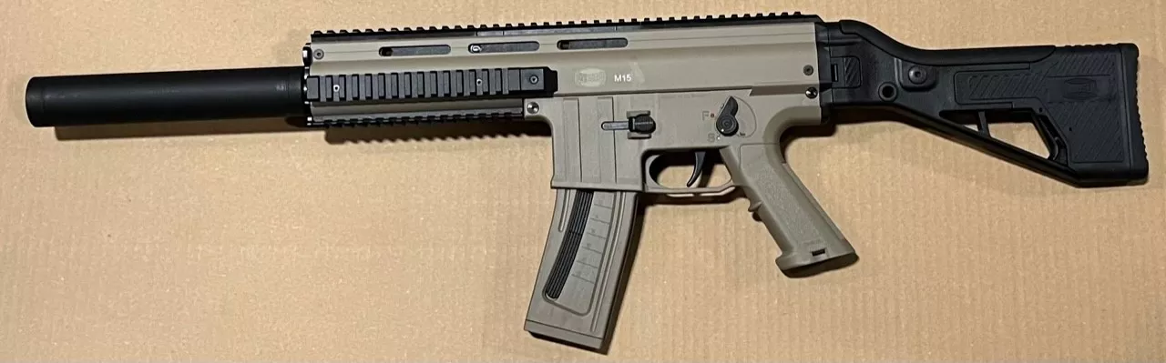 BLG MAUSER M-15 SD TAN FAKE SUPPRESSOR 10RD