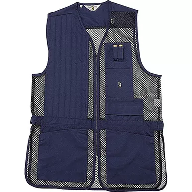 Bob Allen Full Mesh Shooting Vest Navy Right Hand Small