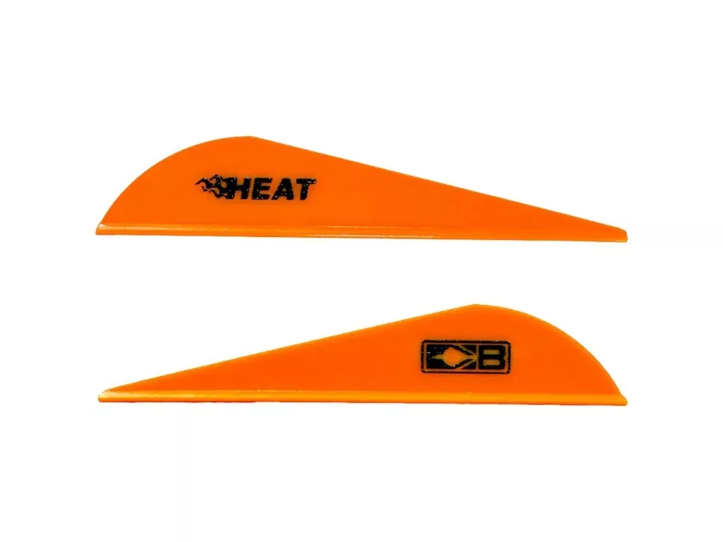 Bohning Heat Vanes Neon Orange 36 pk.