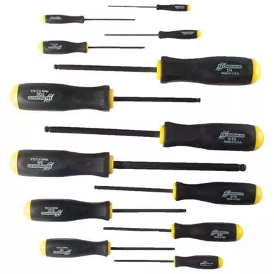 Bondhus 13-Piece Standard Hex Screwdriver Set .050-3/8