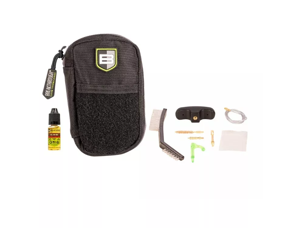 Breakthrough Badge Series Pull-Through Cleaning Kit w/ Molle Pouch, 9mm