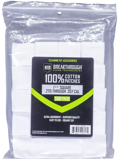 Breakthrough Clean Technologies Cleaning Patches 1.75 Inch 500 Count