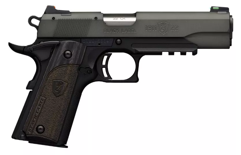 Browning 1911-22 Black Label Gray Full Size w/ Rail .22 LR Semi-Automatic Pistol #051848490