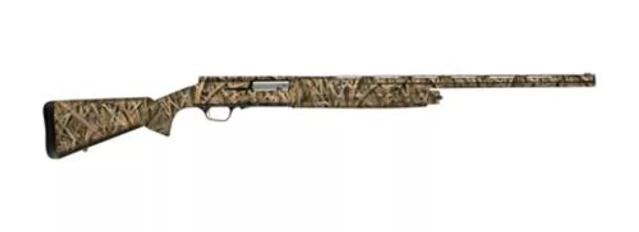 Browning A5 Dura-Touch Camo 12 Ga 3″ Chamber 26″ Barrel Fiber Optic Front Sight DS Choke Tubes Full Coverage Mossy Oak Shadow Grass Blades Camo