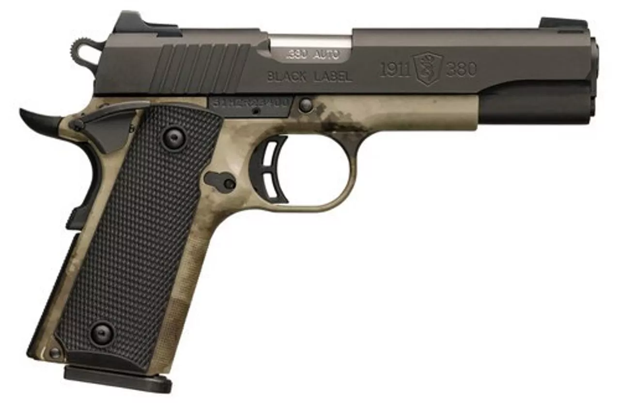 Browning Black Label Pro 1911, .380 ACP, 3.625″, 8rd, Black Stainless Steel