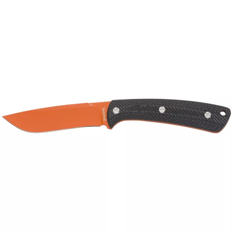 Browning BROWNING KNIFE BACKCOUNTRY FIXED 3.5″ D2 BLADE BLACK/ORG