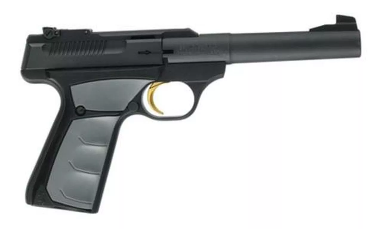 Browning Buck Mark Camper UFX .22LR 5.5″ Tapered Bull Barrel, UFX Ambidextrous Grips 10 Rd Mag