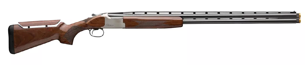Browning Citori CX White 12 Ga, 28″ Barrel, 3″, Silver Nitride, Fixed Adjustable Comb Stock, Gloss American Walnut