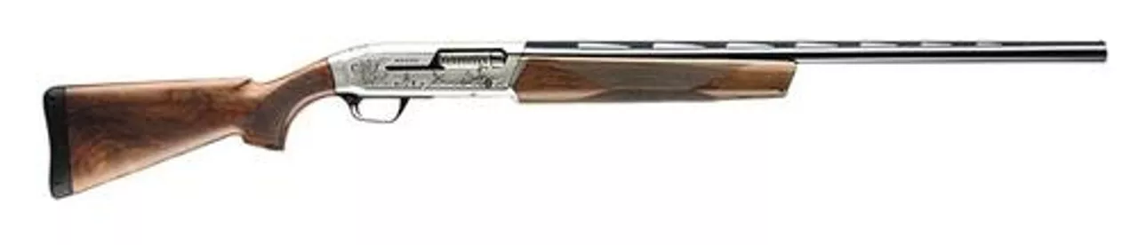 Browning Maxus 12 Ga, 30″ Barrel, 3″ Chamger, Walnut Stock, Nickel/Blued