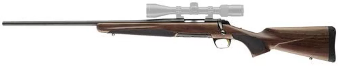 Browning X-Bolt Hunter Left-Hand 25-06 Rem 24″ Barrel, Walnut Stock Blue, 4rd