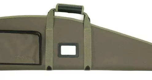 BSA Green Polytwill Gunbag with pocket