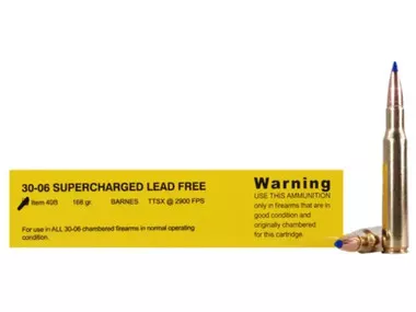 Buffalo Bore .30-06 Springfield 168 Grain Barnes TTSX Polymer Tip Boat Tail Ammunition - 20 Rounds