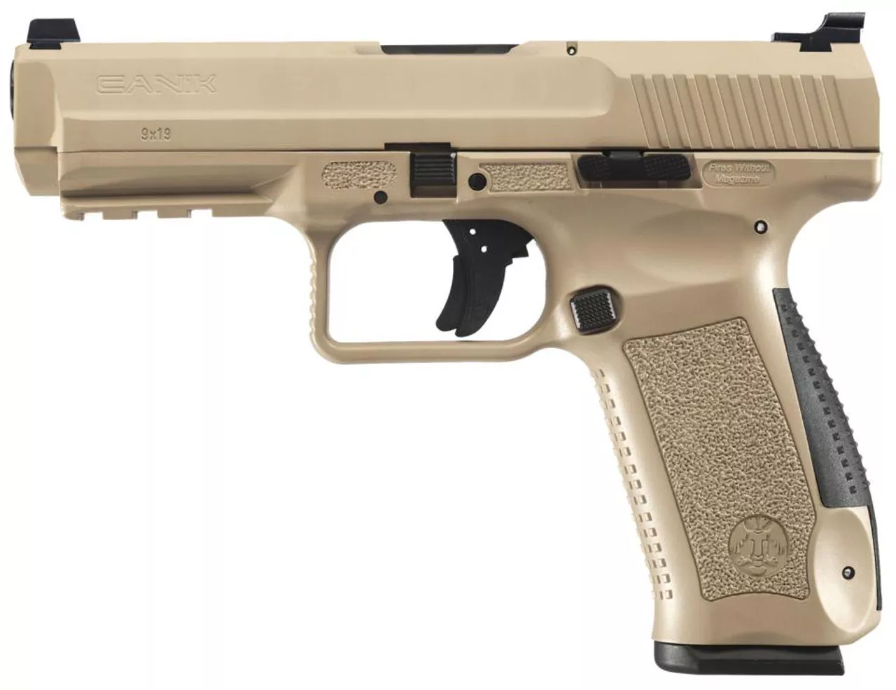 Canik TPPSFF Desert Pistol (Special Forces), Warren Sights, Accessory Kit, 2X18rd Mags 9mm