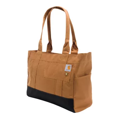 Carhartt Horizontal Zip Brown Tote Bag