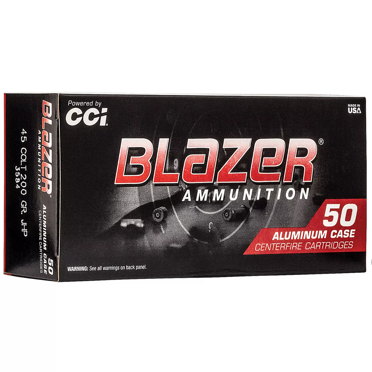CCI 3584 Blazer 45 Colt LC 200 GR JHP 50 Rounds