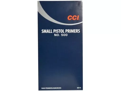 CCI #500 Small Pistol Primers – Box of 1000 (Reloading Essentials)