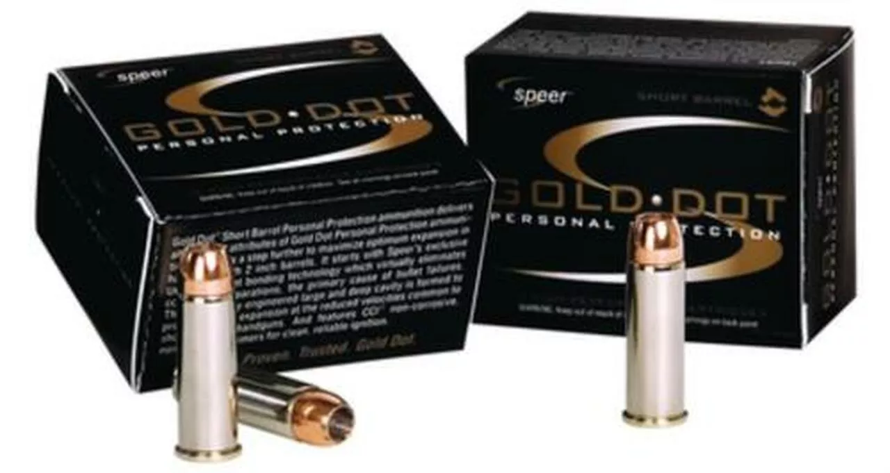 Cci Gold Dot .38 Special +P 125 Grain Hollow Point 20rd/Box